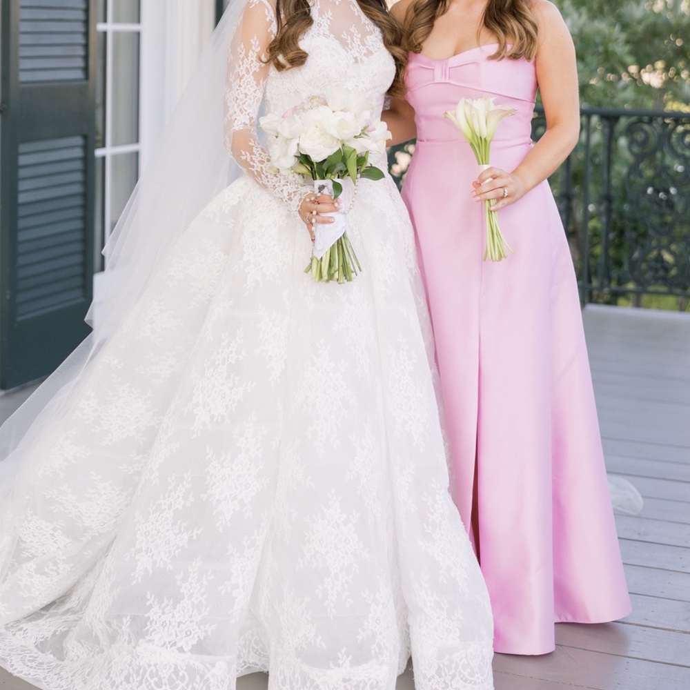 Alfred Sung Bridesmaids Dress Powder Pink
